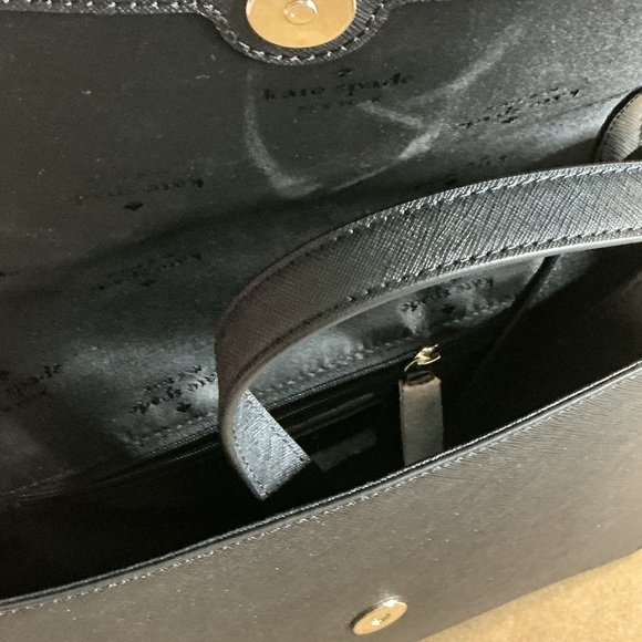 Kate Spade black Cameron street Crossbody bag gold accents new - Picture 11 of 12